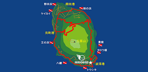 伊豆大島ダイビングポイント
